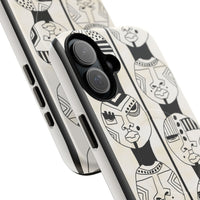 Artistic Tough Magnetic Phone Case with Unique Afrocentric Design