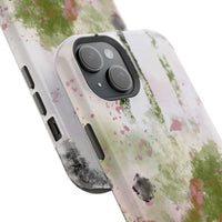 Abstract Floral Impact-Resistant Phone Case