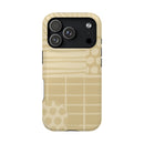 Magnetic Impact-Resistant Phone Case — Neutral Geometric Pattern