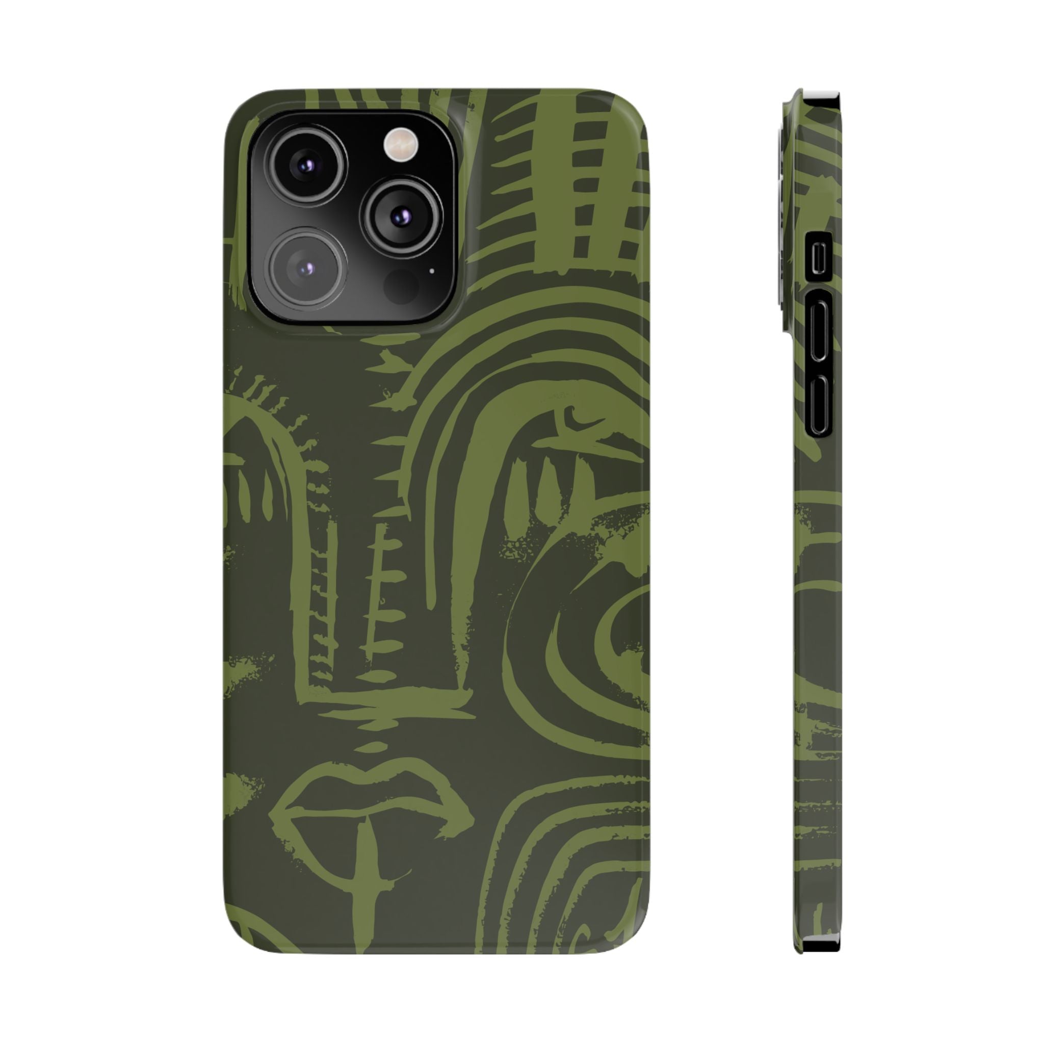 Totem artwork Slim Phone Case | Gabrielle Fabunmi series