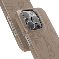 Totem Series | Neutral Brown Slim Phone Case