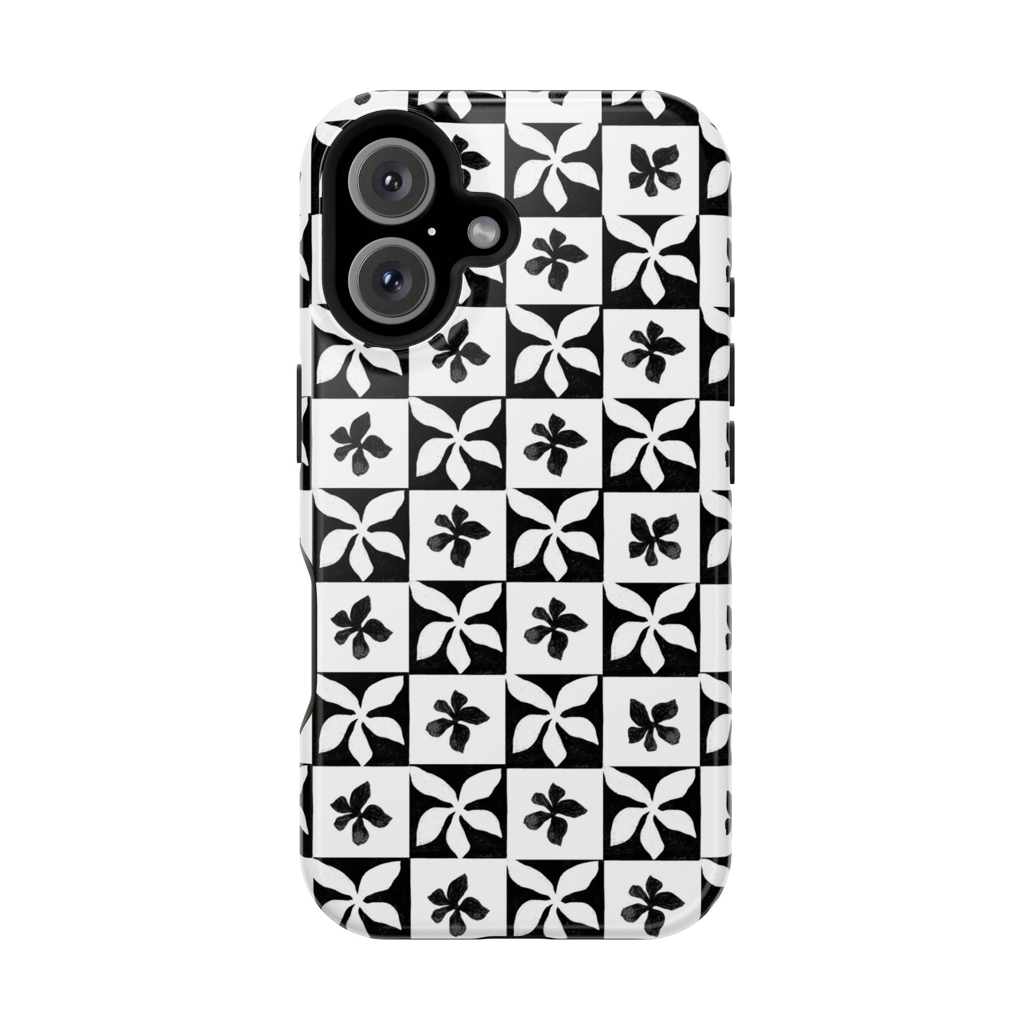 Stylish Impact-Resistant Phone Cases with Floral Design