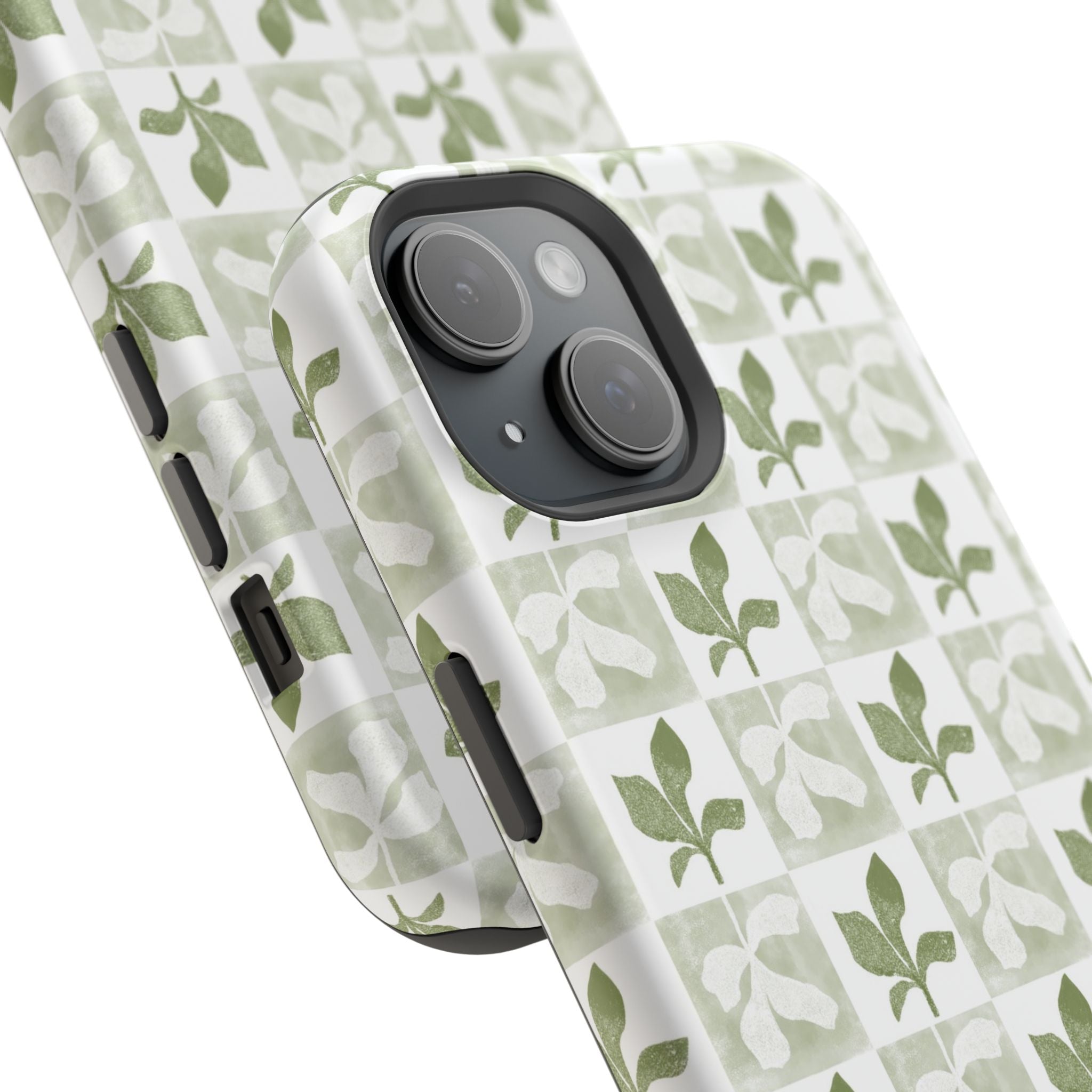 Botanical Impact-Resistant Phone Case - Eco-Friendly Design