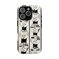 Artistic Tough Magnetic Phone Case with Unique Afrocentric Design