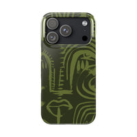 Totem artwork Slim Phone Case | Gabrielle Fabunmi series