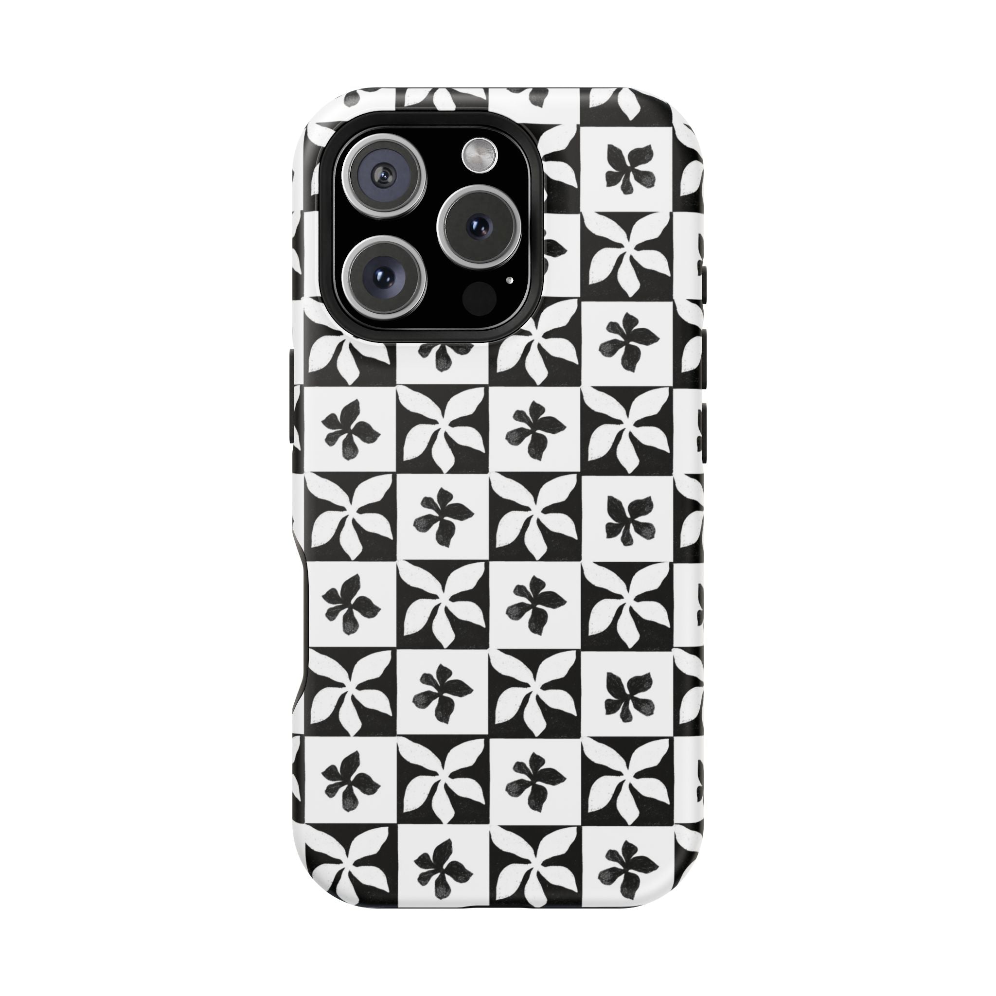 Stylish Impact-Resistant Phone Cases with Floral Design