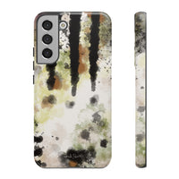 Abstract Camouflage Tough Phone Case — Watercolor Drip Design