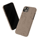 Totem Series | Neutral Brown Slim Phone Case