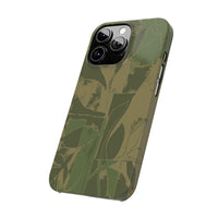 Green Color Block | Slim Phone Case