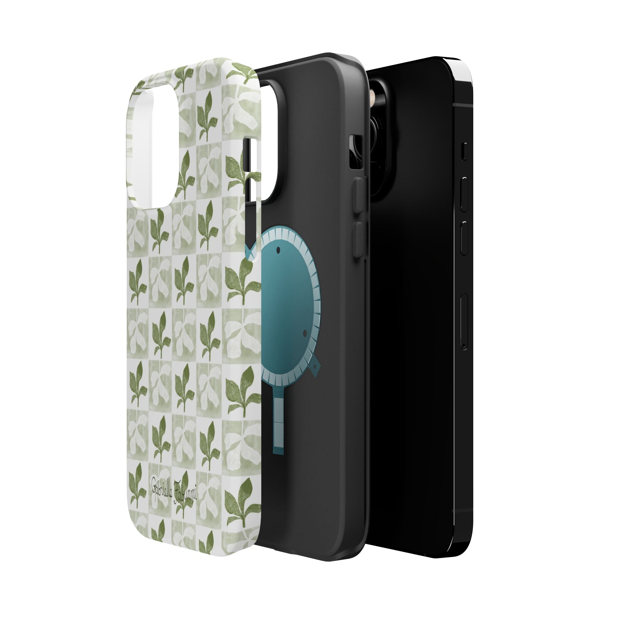 Botanical Impact-Resistant Phone Case - Eco-Friendly Design