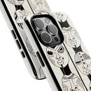 Artistic Tough Magnetic Phone Case with Unique Afrocentric Design