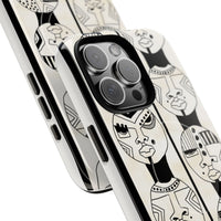 Artistic Tough Magnetic Phone Case with Unique Afrocentric Design