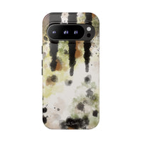 Abstract Camouflage Tough Phone Case — Watercolor Drip Design