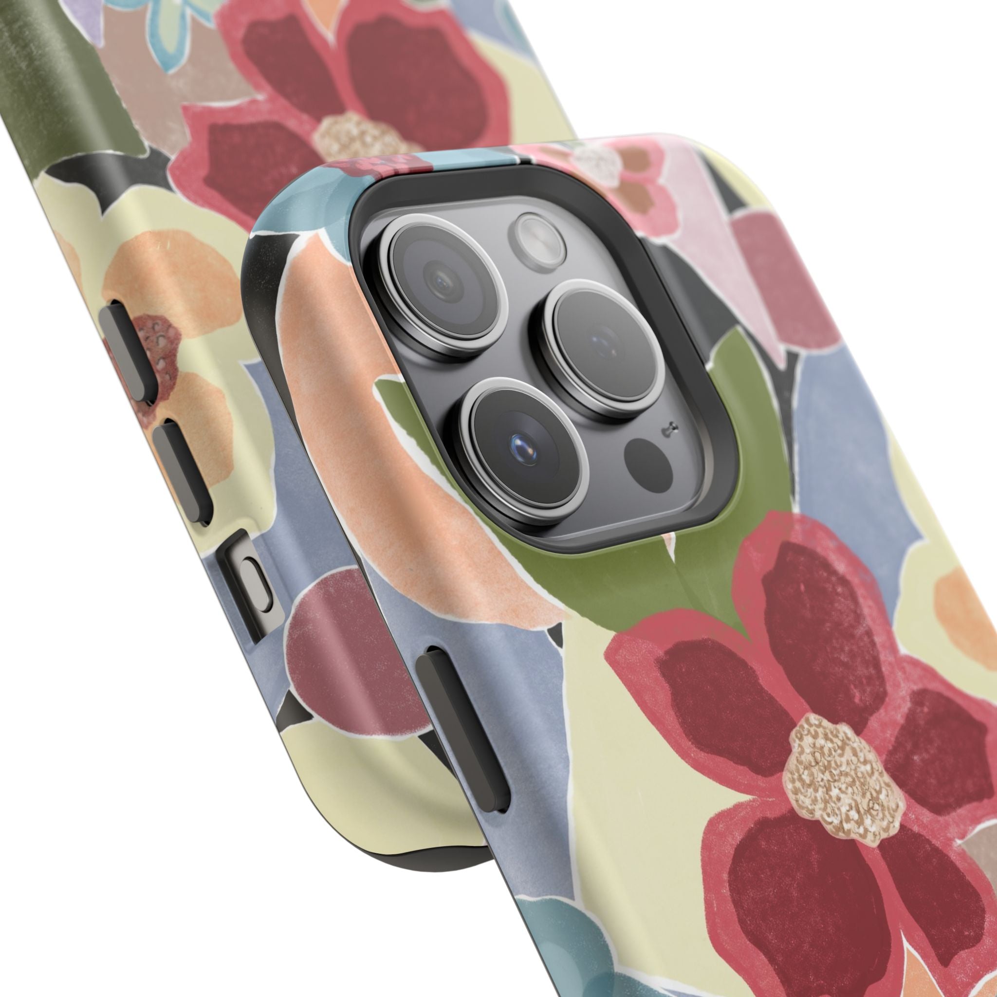 Floral Collage Magnetic Impact-Resistant Phone Case