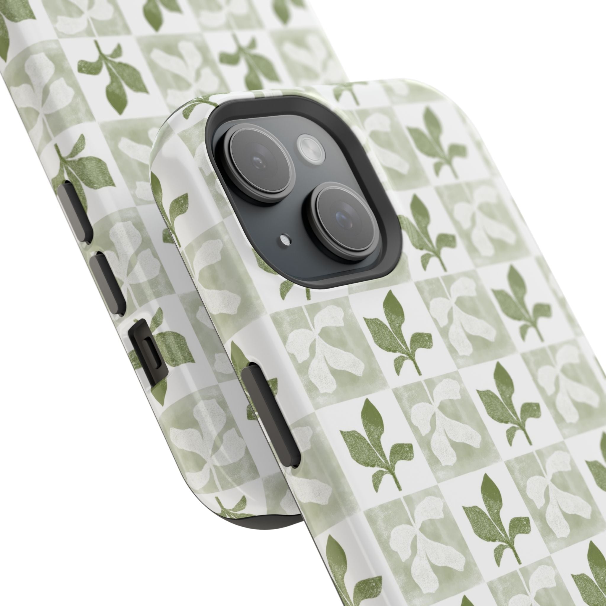 Botanical Impact-Resistant Phone Case - Eco-Friendly Design
