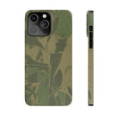 Green Color Block | Slim Phone Case