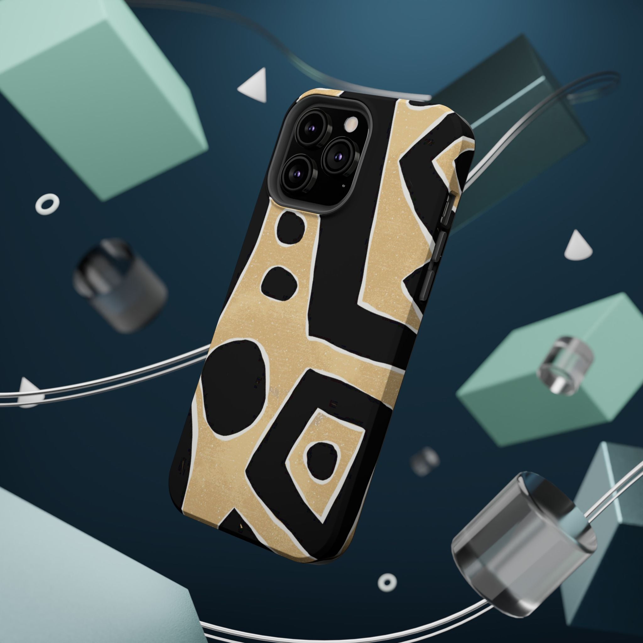 Trendy Magnetic Impact-Resistant Phone Case - Abstract Design