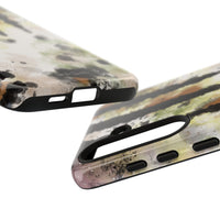 Abstract Camouflage Tough Phone Case — Watercolor Drip Design
