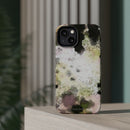 Watercolor Moss Phone Case — Impact‑Resistant Magnetic iPhone Cover