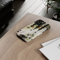 Abstract Camouflage Tough Phone Case — Watercolor Drip Design