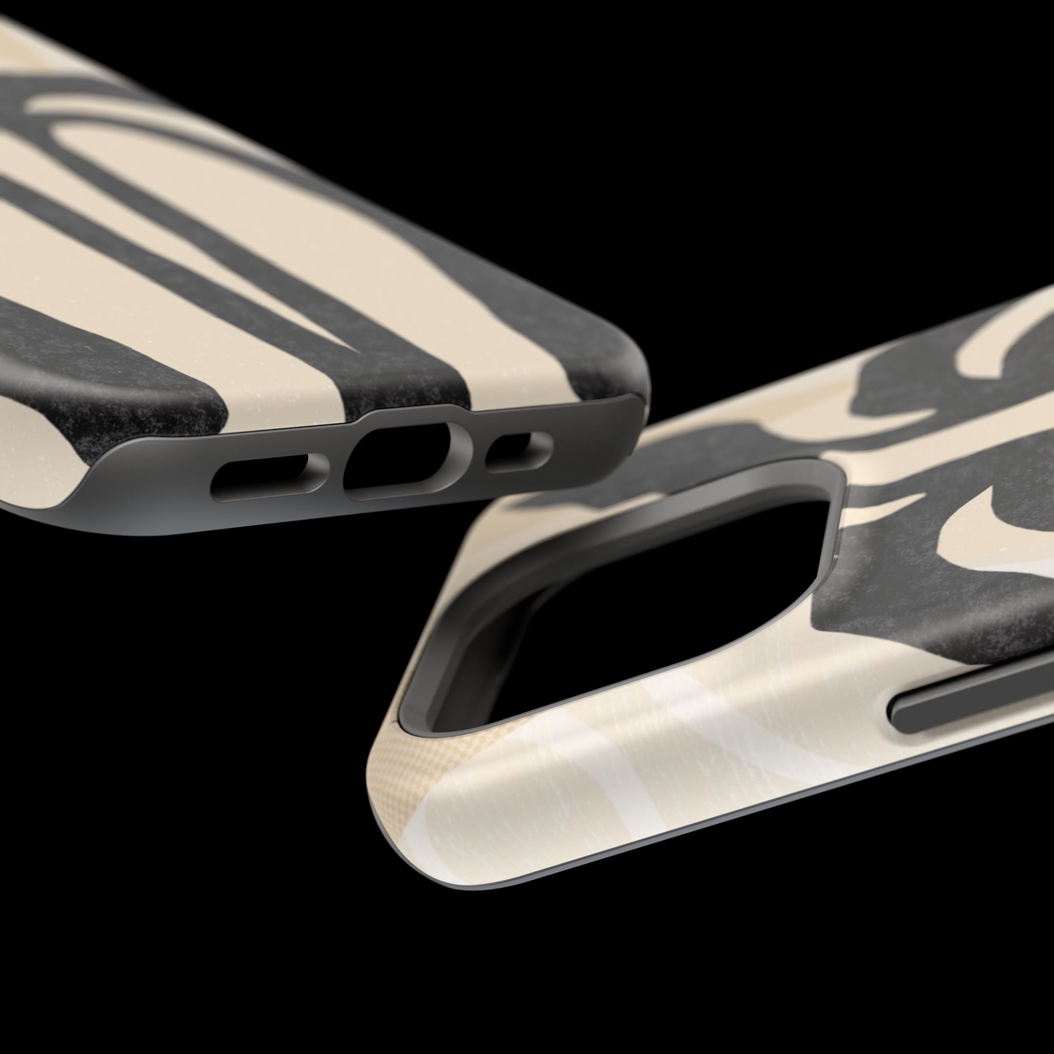 Stylish Impact-Resistant Phone Cases with Unique Floral Design