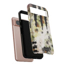 Abstract Camouflage Tough Phone Case — Watercolor Drip Design
