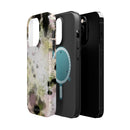 Watercolor Moss Phone Case — Impact‑Resistant Magnetic iPhone Cover