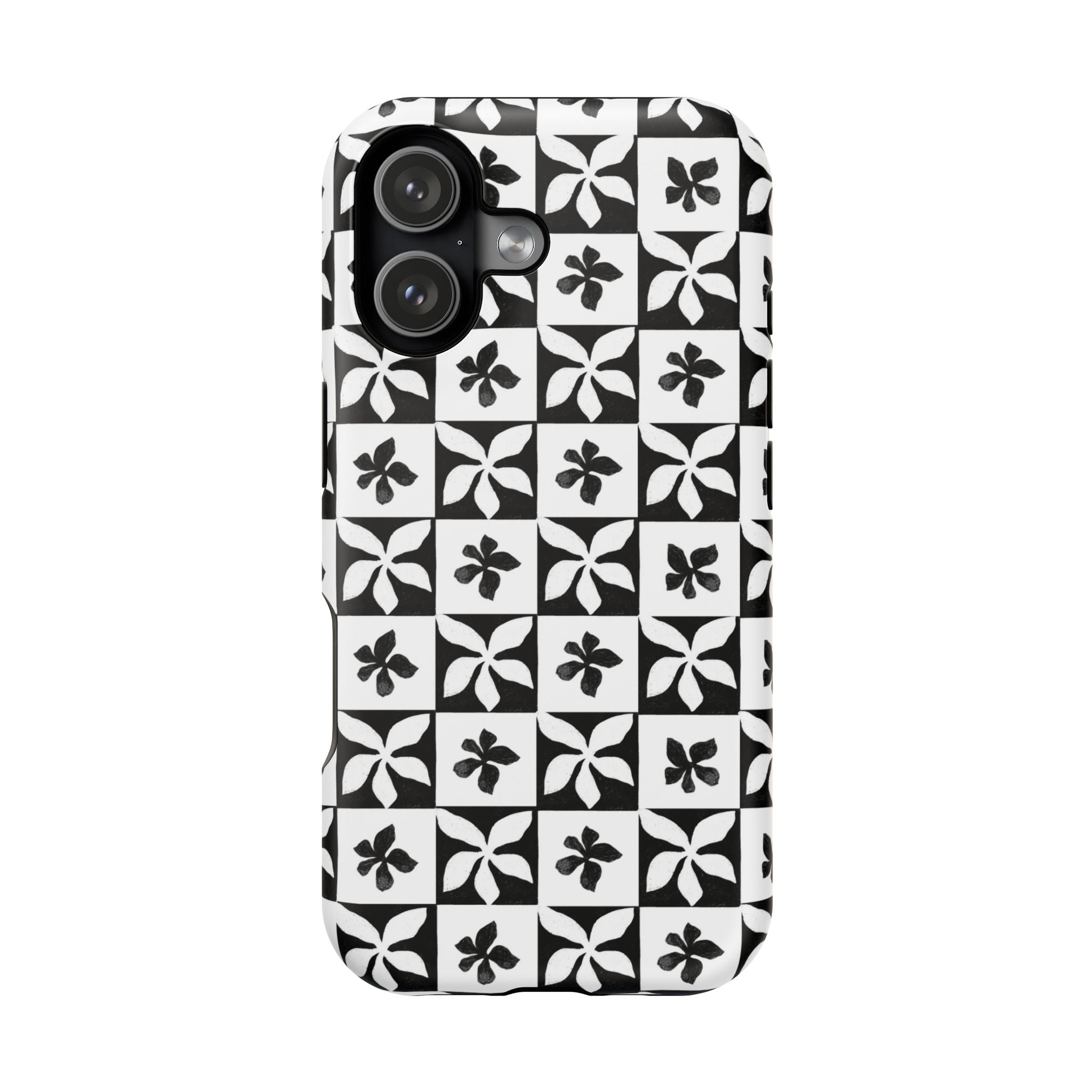 Stylish Impact-Resistant Phone Cases with Floral Design