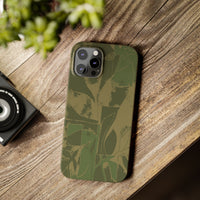 Green Color Block | Slim Phone Case