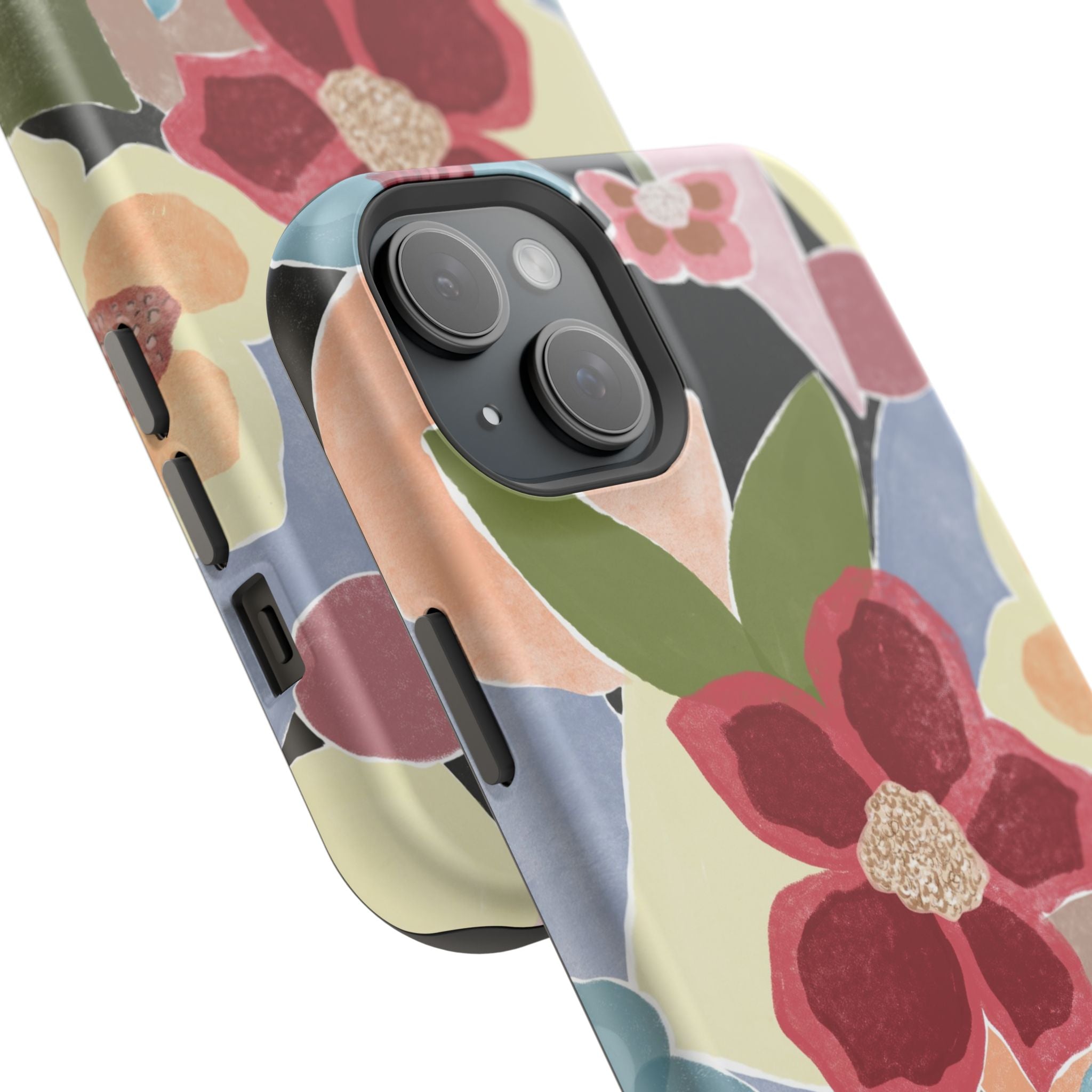 Floral Collage Magnetic Impact-Resistant Phone Case