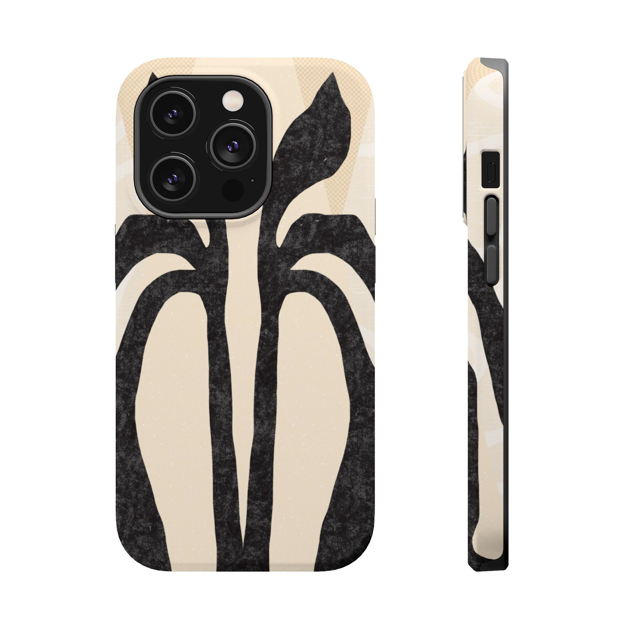 Stylish Impact-Resistant Phone Cases with Unique Floral Design
