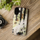 Abstract Camouflage Tough Phone Case — Watercolor Drip Design