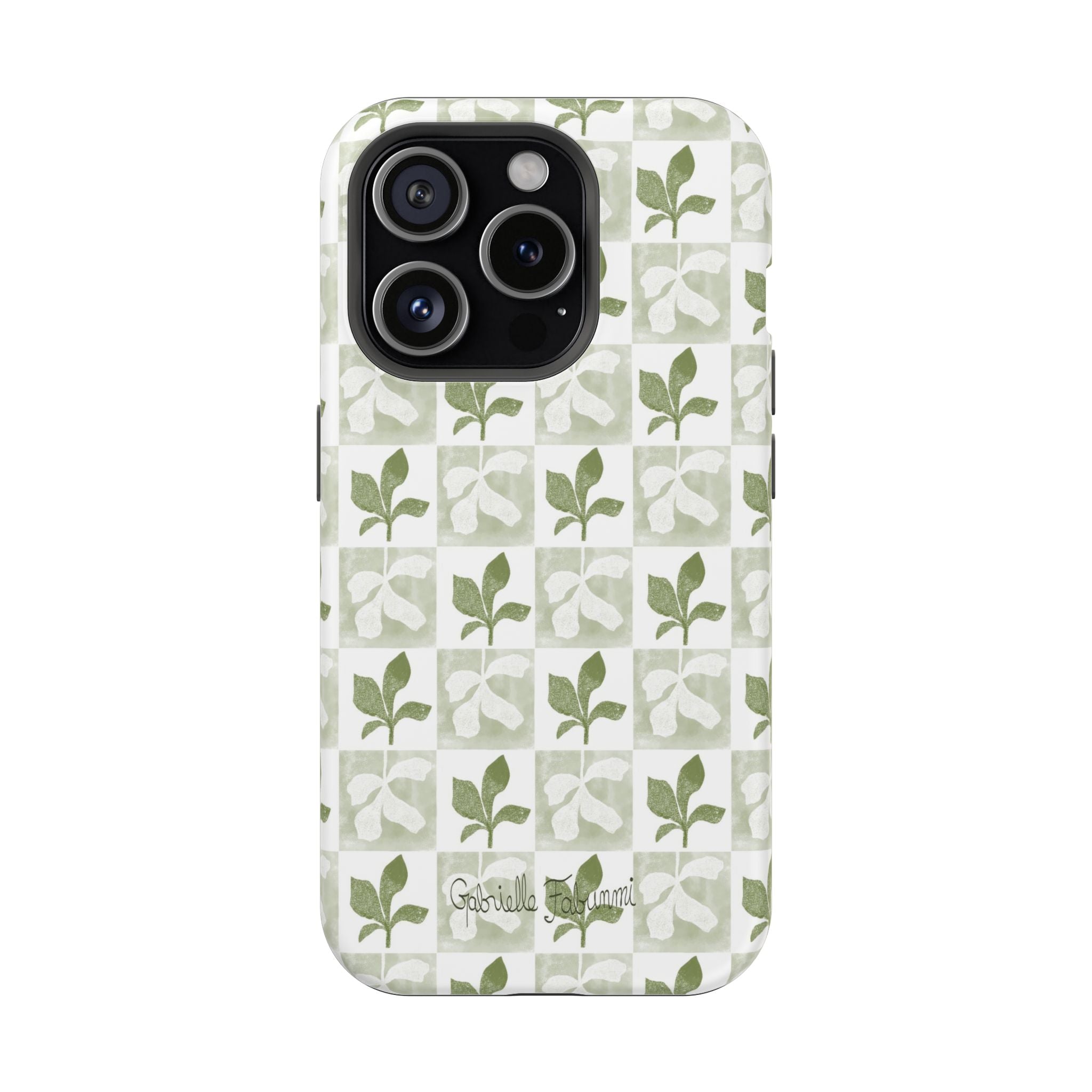 Botanical Impact-Resistant Phone Case - Eco-Friendly Design