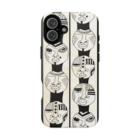 Artistic Tough Magnetic Phone Case with Unique Afrocentric Design