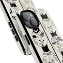 Artistic Tough Magnetic Phone Case with Unique Afrocentric Design