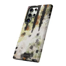 Abstract Camouflage Tough Phone Case — Watercolor Drip Design