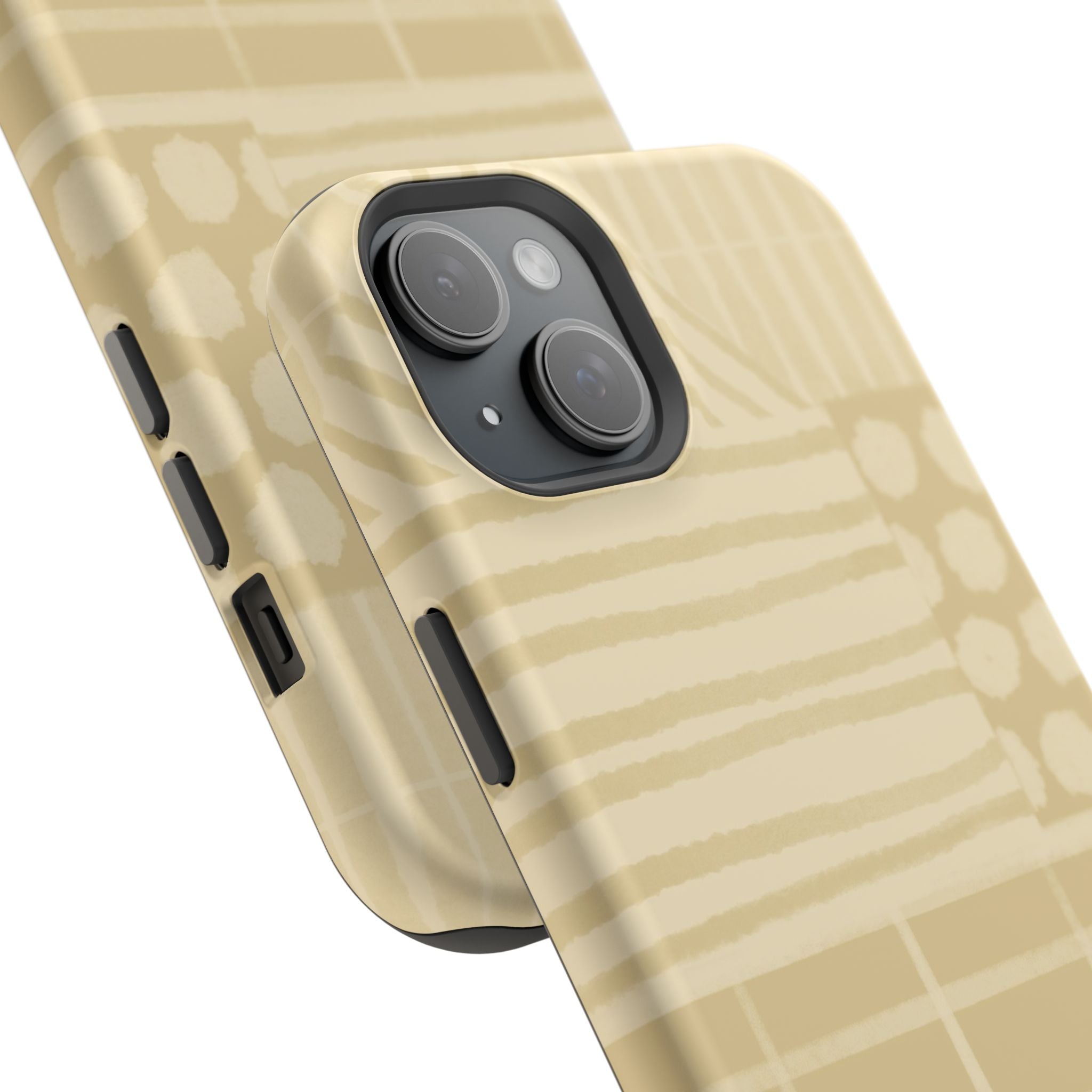 Magnetic Impact-Resistant Phone Case — Neutral Geometric Pattern