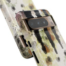 Abstract Camouflage Tough Phone Case — Watercolor Drip Design