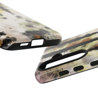 Abstract Camouflage Tough Phone Case — Watercolor Drip Design