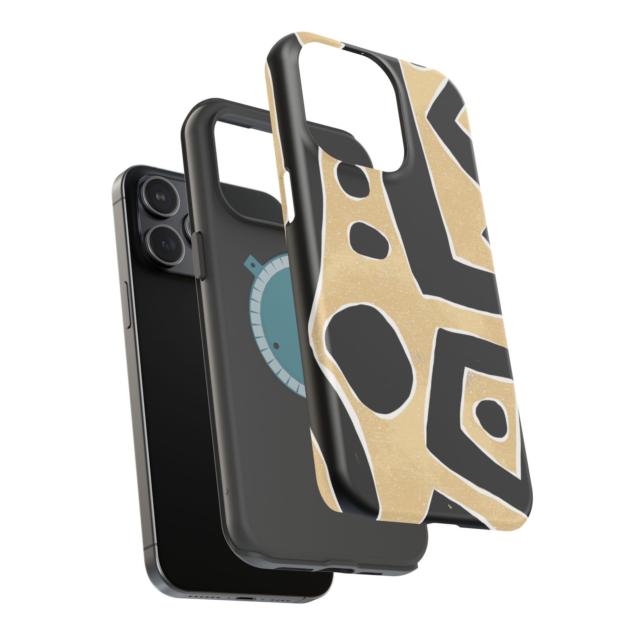 Trendy Magnetic Impact-Resistant Phone Case - Abstract Design