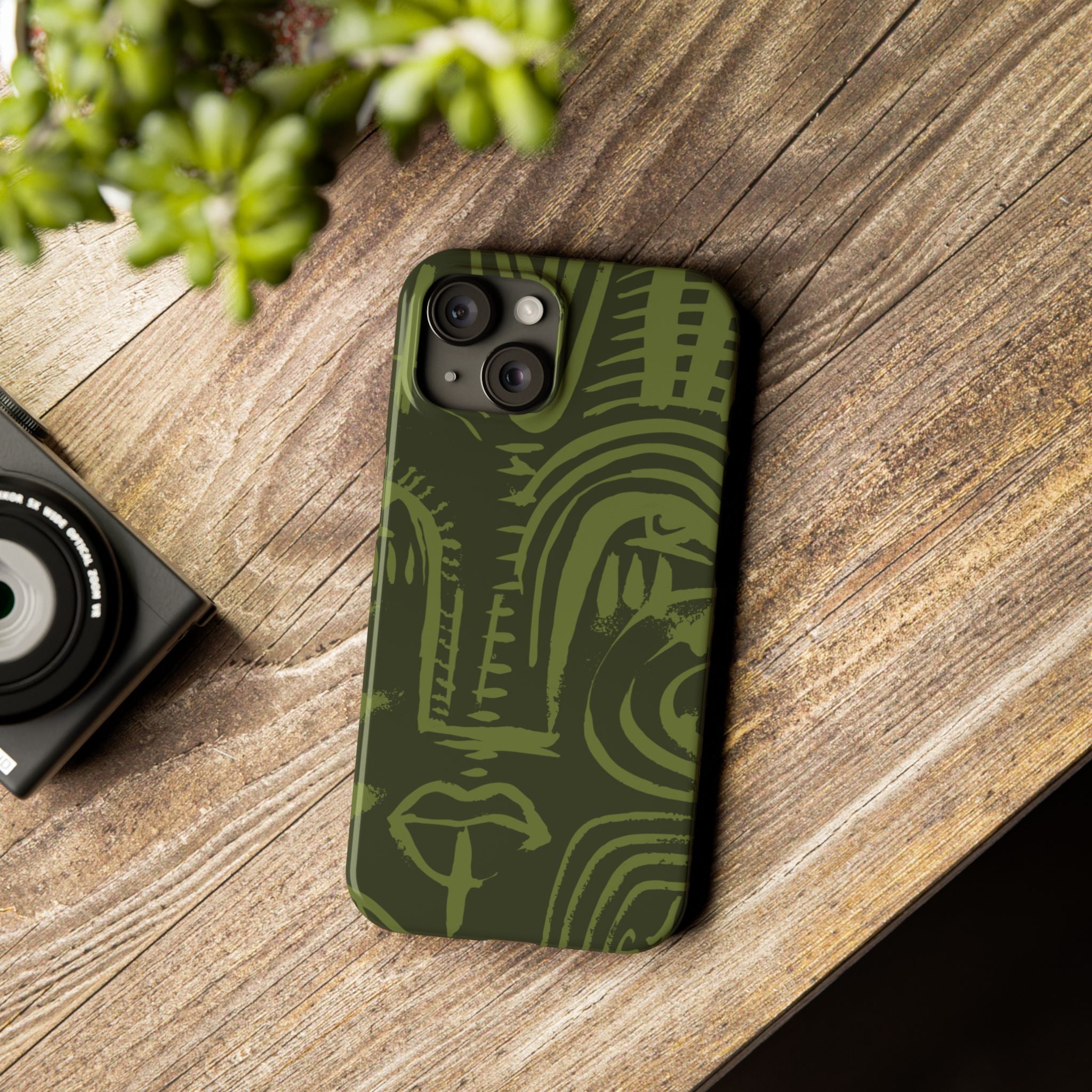 Totem artwork Slim Phone Case | Gabrielle Fabunmi series