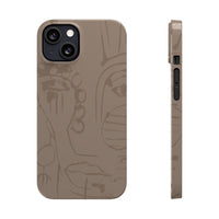 Totem Series | Neutral Brown Slim Phone Case