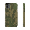 Green Color Block | Slim Phone Case