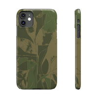 Green Color Block | Slim Phone Case