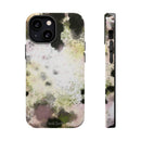 Watercolor Moss Phone Case — Impact‑Resistant Magnetic iPhone Cover