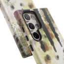 Abstract Camouflage Tough Phone Case — Watercolor Drip Design