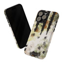 Abstract Camouflage Tough Phone Case — Watercolor Drip Design