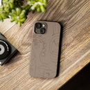 Totem Series | Neutral Brown Slim Phone Case