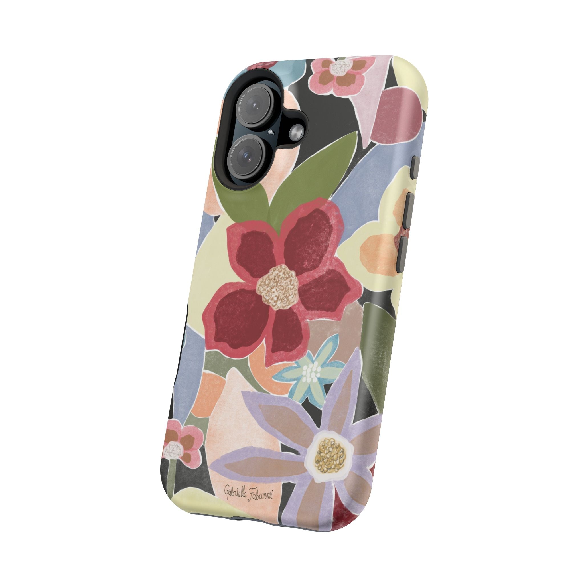 Floral Collage Magnetic Impact-Resistant Phone Case