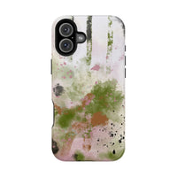 Abstract Floral Impact-Resistant Phone Case